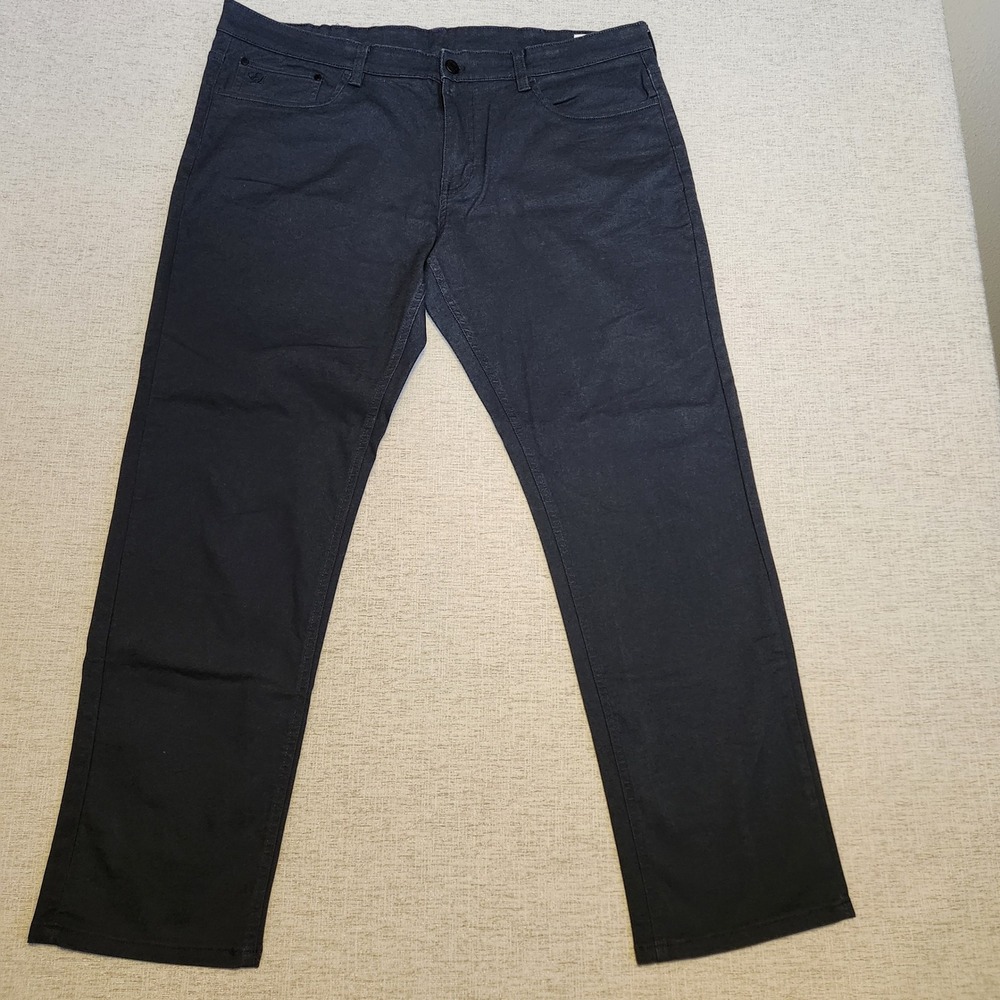 English Laundry Pants Mens 40x32 Navy Blue Straight Leg Stretch Twill Trousers